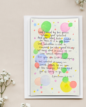 Load image into Gallery viewer, Prayerful Prints - Custom one of a kind Bible verse artwork