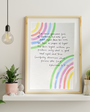 Load image into Gallery viewer, Prayerful Prints - Custom one of a kind Bible verse artwork