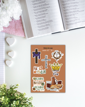 Load image into Gallery viewer, Christian Easter Sticker sheet - set 1