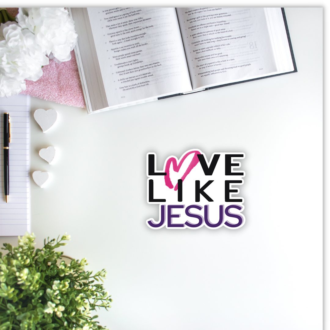 Love Like Jesus Stickers PNG