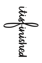 Load image into Gallery viewer, It is Finished cross sticker
