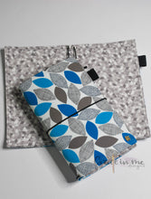 Load image into Gallery viewer, Grey and Blue Leaves, Inside and outside