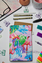 Load image into Gallery viewer, Pink Tropical Flamingos Cover