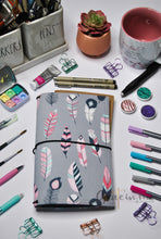 Load image into Gallery viewer, Feather Travellers Journal Cover