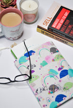 Load image into Gallery viewer, Laura Blythman Mountains and rainbows Book Sock - Medium Book Sleeve