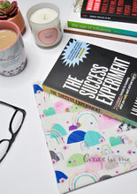 Load image into Gallery viewer, Laura Blythman Mountains and rainbows Book Sock - Large Book Sleeve