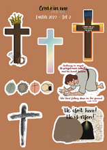 Load image into Gallery viewer, Christian Easter Sticker sheet - set 2