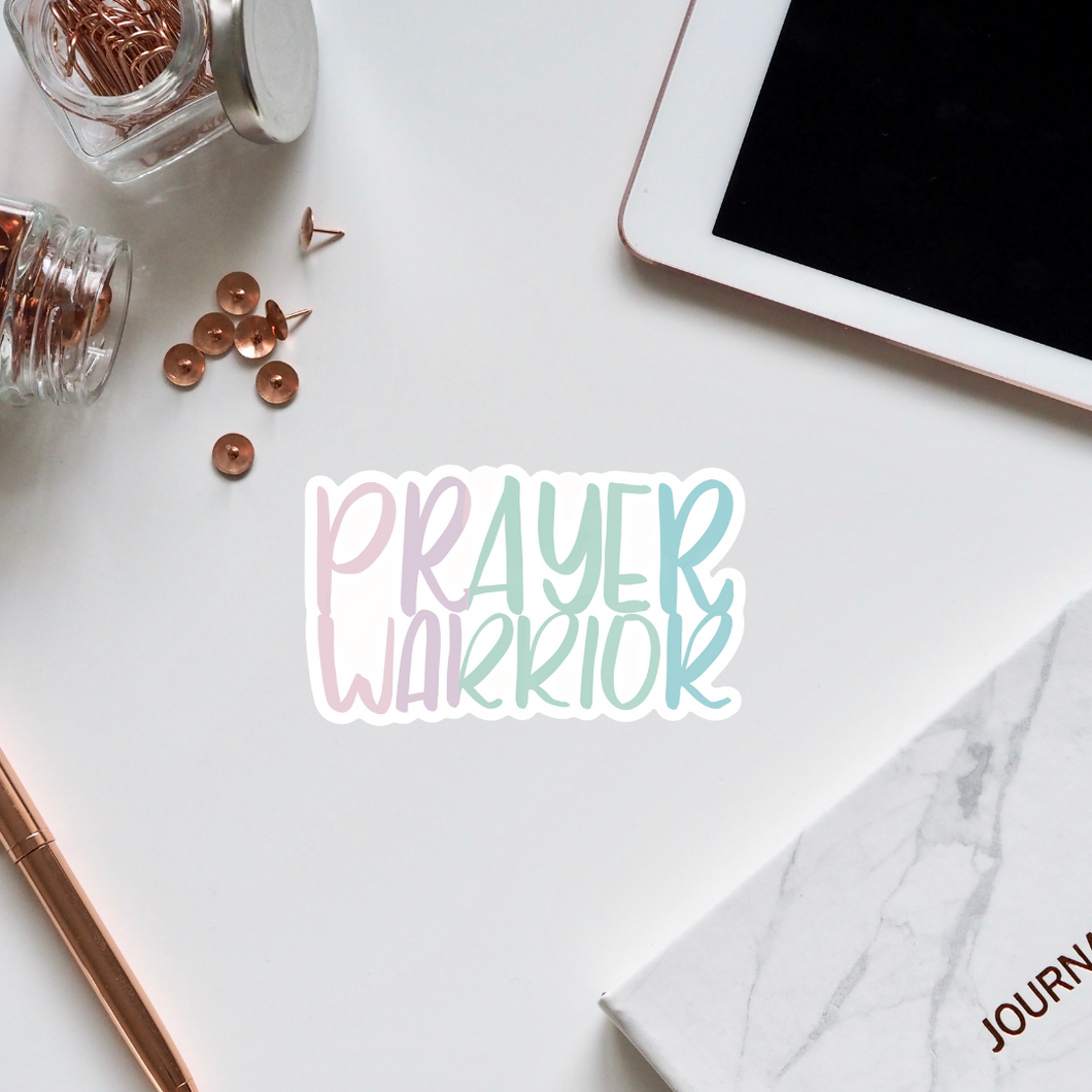 Prayer Warrior Sticker