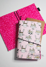 Load image into Gallery viewer, Pink, Foxes, bunny and racoon Cover
