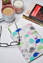 Load image into Gallery viewer, Laura Blythman Mountains and rainbows Book Sock - Medium Book Sleeve
