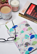 Load image into Gallery viewer, Laura Blythman Mountains and rainbows Book Sock - Medium Book Sleeve
