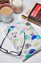 Load image into Gallery viewer, Laura Blythman Mountains and rainbows Book Sock - Medium Book Sleeve
