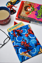 Load image into Gallery viewer, Spiderman Book Sock  - Medium Book Sleeve
