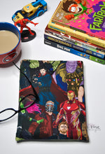 Load image into Gallery viewer, Avengers Book Sock - Large Book Sleeve
