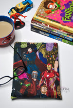 Load image into Gallery viewer, Avengers Book Sock 1 - Medium Book Sleeve
