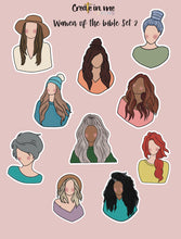 Load image into Gallery viewer, Women of the Bible Sticker sheet
